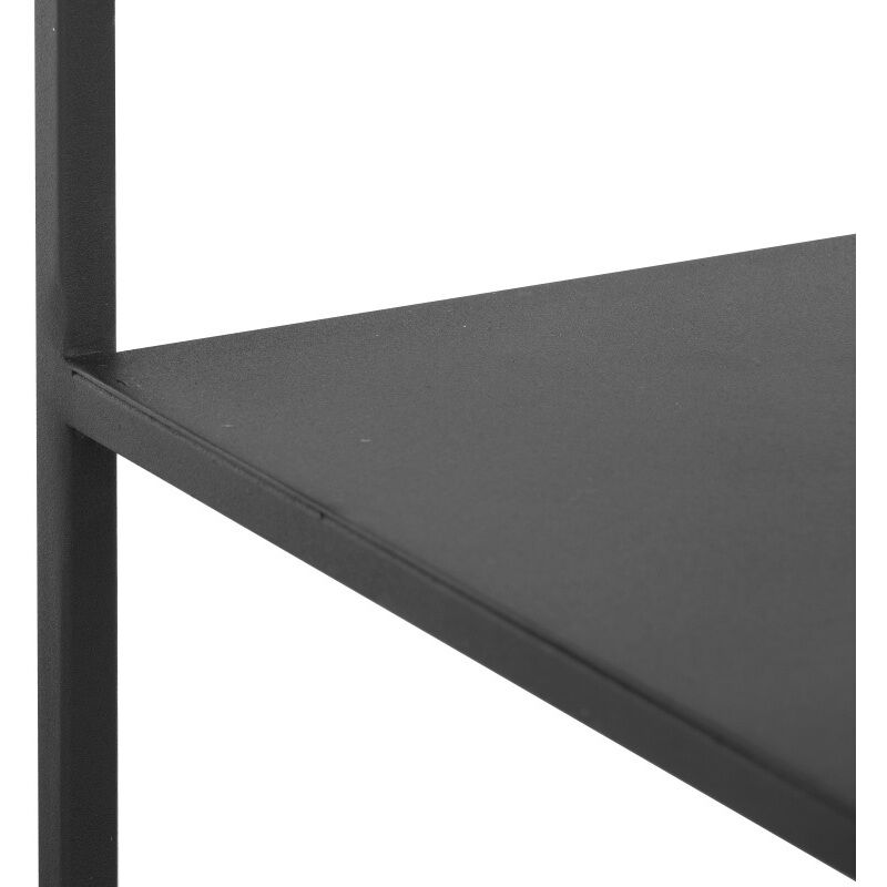 Eiffel Black Low Bookcase, Medium